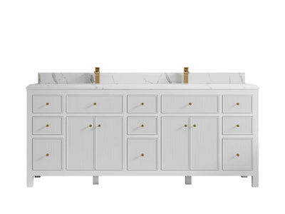 Sonoma 80 in. W x 22 in. D Double Sink Bathroom Vanity - Willow Bath and Vanity