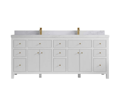 Sonoma 80 in. W x 22 in. D Double Sink Bathroom Vanity - Willow Bath and Vanity
