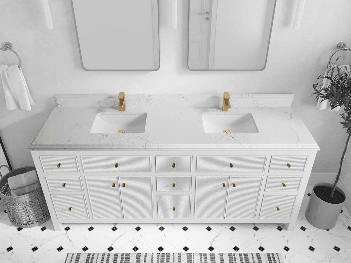 Sonoma 80 in. W x 22 in. D Double Sink Bathroom Vanity - Willow Bath and Vanity