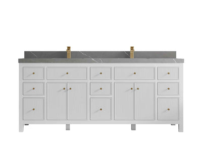 Sonoma 80 in. W x 22 in. D Double Sink Bathroom Vanity - Willow Bath and Vanity