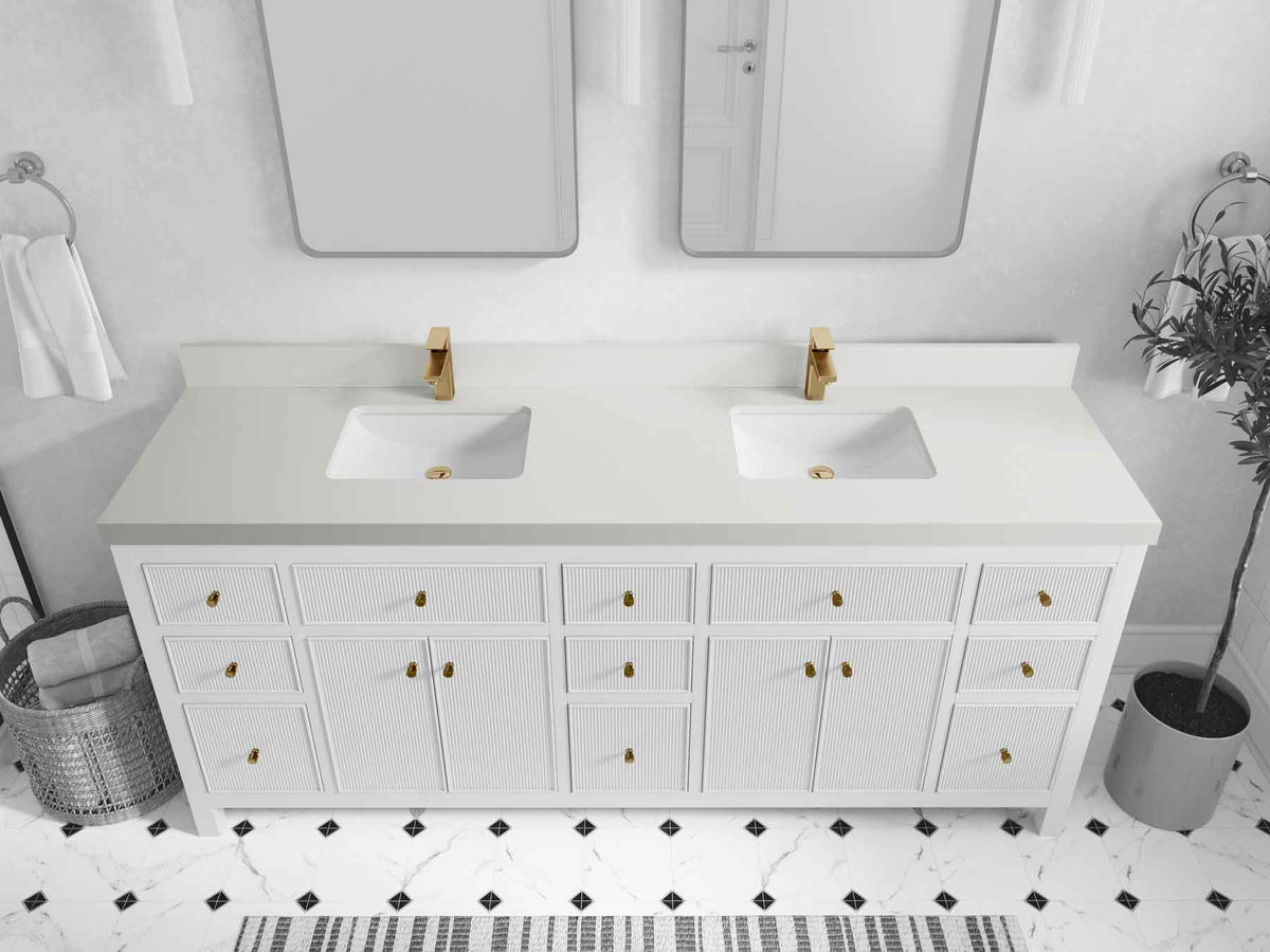 Sonoma 80 in. W x 22 in. D Double Sink Bathroom Vanity - Willow Bath and Vanity