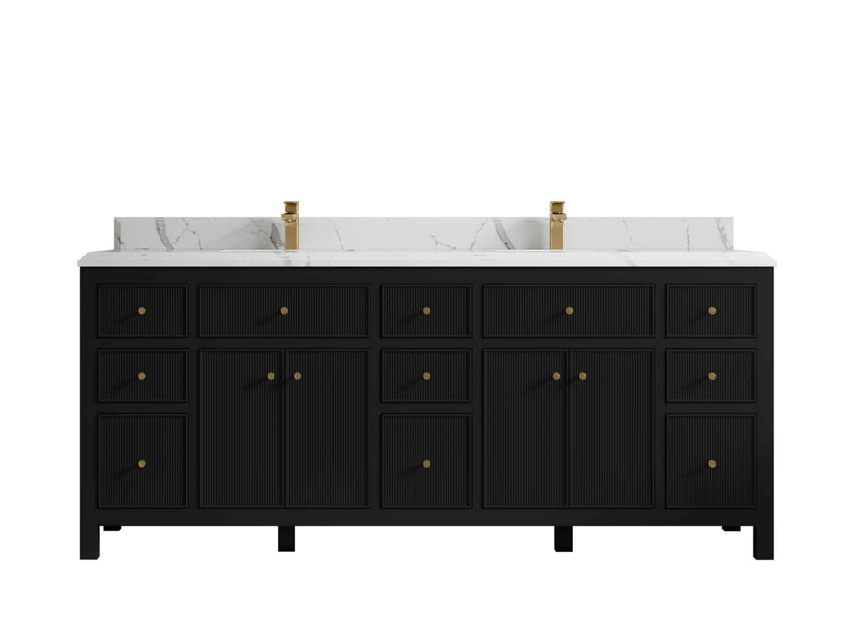 Sonoma 80 in. W x 22 in. D Double Sink Bathroom Vanity - Willow Bath and Vanity