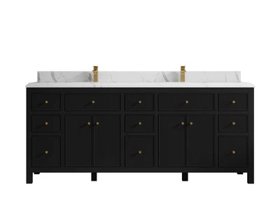 Sonoma 80 in. W x 22 in. D Double Sink Bathroom Vanity - Willow Bath and Vanity