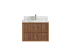 Sonoma Floating Teak 30 in. W x 22 in. D Single Sink Bathroom Vanity - photo 13