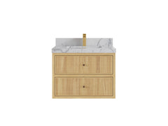 Sonoma Floating Teak 30 in. W x 22 in. D Single Sink Bathroom Vanity - photo 22