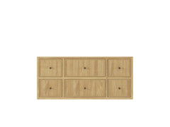Sonoma Reeded Floating Teak 48 in. W x 22 in. D Single Sink Bathroom Vanity - photo 24