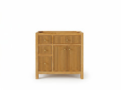 Sonoma Reeded Teak Wood 36 in. W x 22 in. D with Center Sink Premium Bathroom Vanity - photo 10