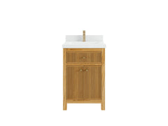 Sonoma Teak Wood 24 in. W x 22 in. D Single Sink Bathroom Vanity - photo 1