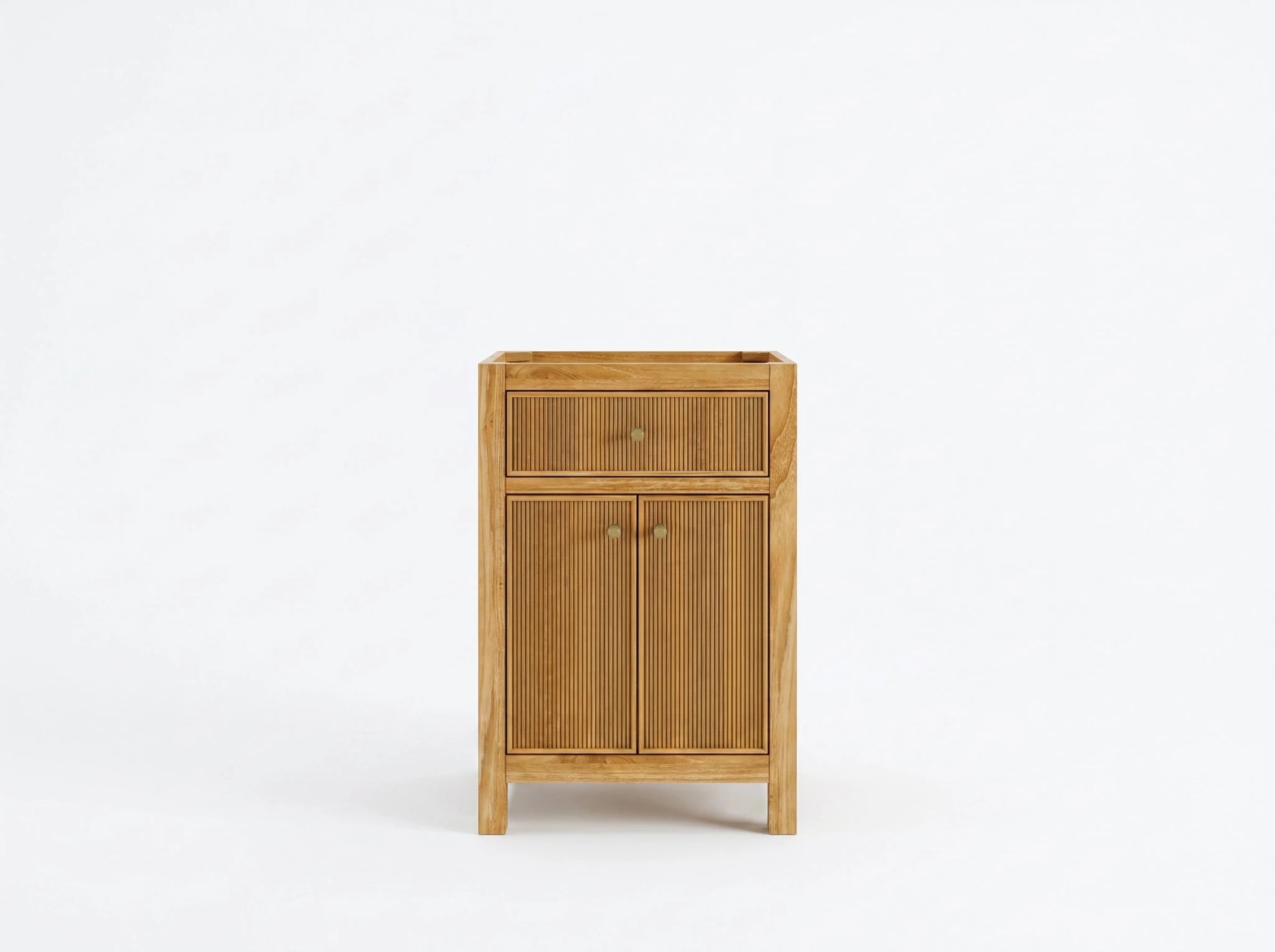Sonoma Teak Wood 24 in. W x 22 in. D Single Sink Bathroom Vanity - Willow Bath and Vanity