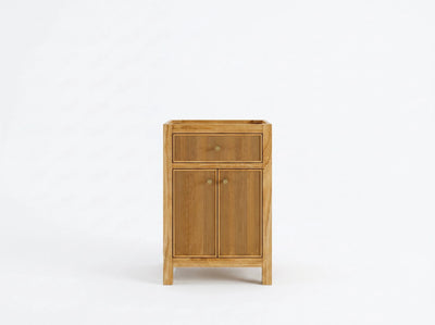 Sonoma Teak Wood 24 in. W x 22 in. D Single Sink Bathroom Vanity - Willow Bath and Vanity