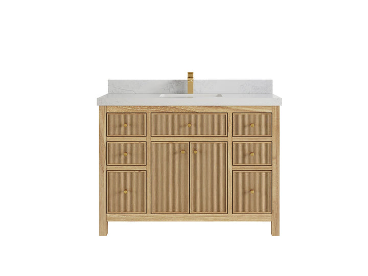 Sonoma Teak Wood 48 in. W x 22 in. D Single Sink Bathroom Vanity - photo 16