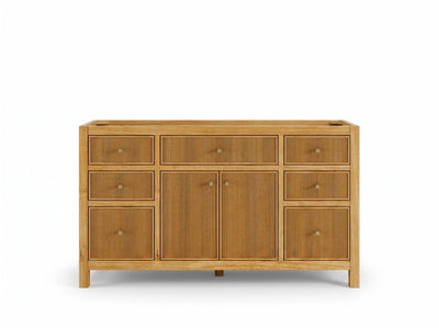 Sonoma Teak Wood 60 in. W x 22 in. D Single Sink Bathroom Vanity - Willow Bath and Vanity