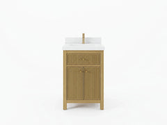 Sonoma White Oak 24 in. W x 22 in. D Single Sink Bathroom Vanity - photo 1