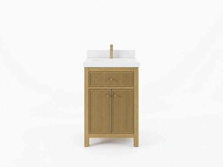 Sonoma White Oak 24 in. W x 22 in. D Single Sink Bathroom Vanity - photo 1