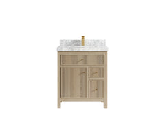 Sonoma White Oak 30 in. W x 22 in. D Single Sink Reeded Bathroom Vanity - photo 17