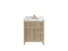 Sonoma White Oak 30 in. W x 22 in. D Single Sink Reeded Bathroom Vanity - photo 26