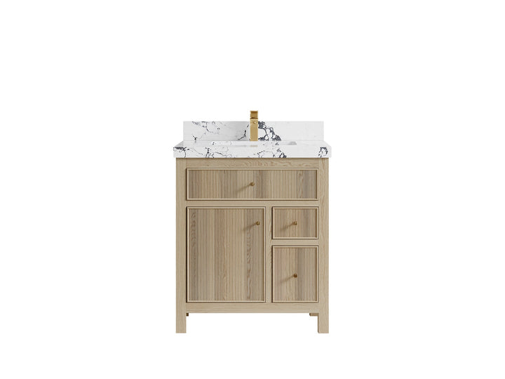 Sonoma White Oak 30 in. W x 22 in. D Single Sink Bathroom Vanity - photo 26