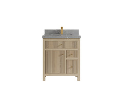 Sonoma White Oak 30 in. W x 22 in. D Single Sink Reeded Bathroom Vanity - photo 24