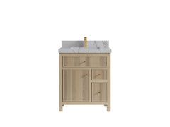Sonoma White Oak 30 in. W x 22 in. D Single Sink Reeded Bathroom Vanity - photo 27
