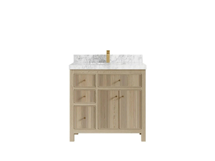 Sonoma White Oak 36 in. W x 22 in. D Center Sink Bathroom Vanity - photo 11