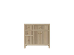 Sonoma White Oak 36 in. W x 22 in. D Center Sink Reeded Bathroom Vanity - photo 31