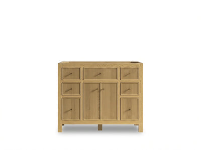 Sonoma White Oak 42 in. W x 22 in. D Single Sink Bathroom Vanity - Willow Bath and Vanity