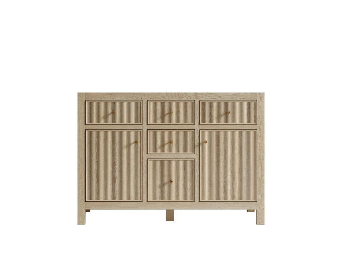 Sonoma White Oak 48 in. W x 22 in. D Double Sink Bathroom Vanity - Willow Bath and Vanity