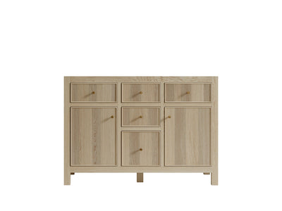 Sonoma White Oak 48 in. W x 22 in. D Double Sink Bathroom Vanity - Willow Bath and Vanity