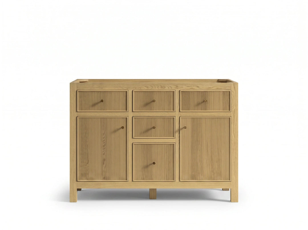 Sonoma White Oak 48 in. W x 22 in. D Double Sink Bathroom Vanity | 
              
                White Oak
                
                  
             - SON-WHOK-CAB-47D - photo №8
