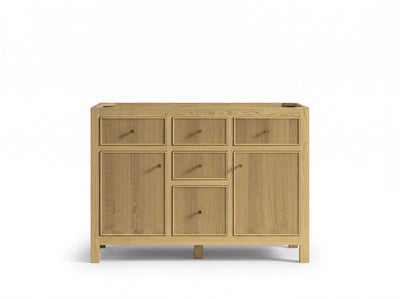 Sonoma White Oak 48 in. W x 22 in. D Double Sink Bathroom Vanity - Willow Bath and Vanity