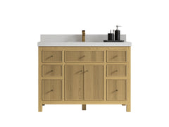 Sonoma White Oak 48 in. W x 22 in. D Single Sink Bathroom Vanity - photo 1