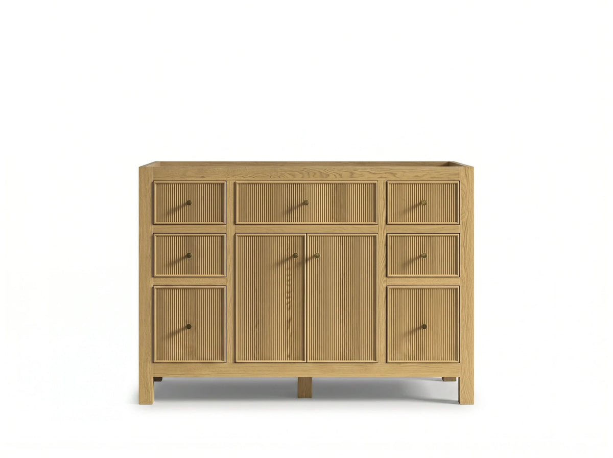 Sonoma White Oak 48 in. W x 22 in. D Single Sink Bathroom Vanity - Willow Bath and Vanity
