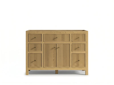 Sonoma White Oak 48 in. W x 22 in. D Single Sink Bathroom Vanity - Willow Bath and Vanity