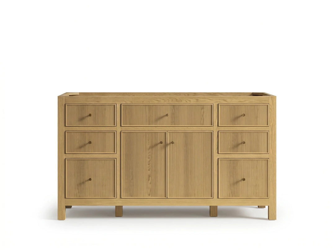 Sonoma White Oak 60 in. W x 22 in. D Single Sink Bathroom Vanity | 
              
                White Oak
                
                  
             - SON_WHOK_WHQZ_60S - photo №29