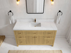 Sonoma White Oak 60 in. W x 22 in. D Single Sink Bathroom Vanity - photo 2