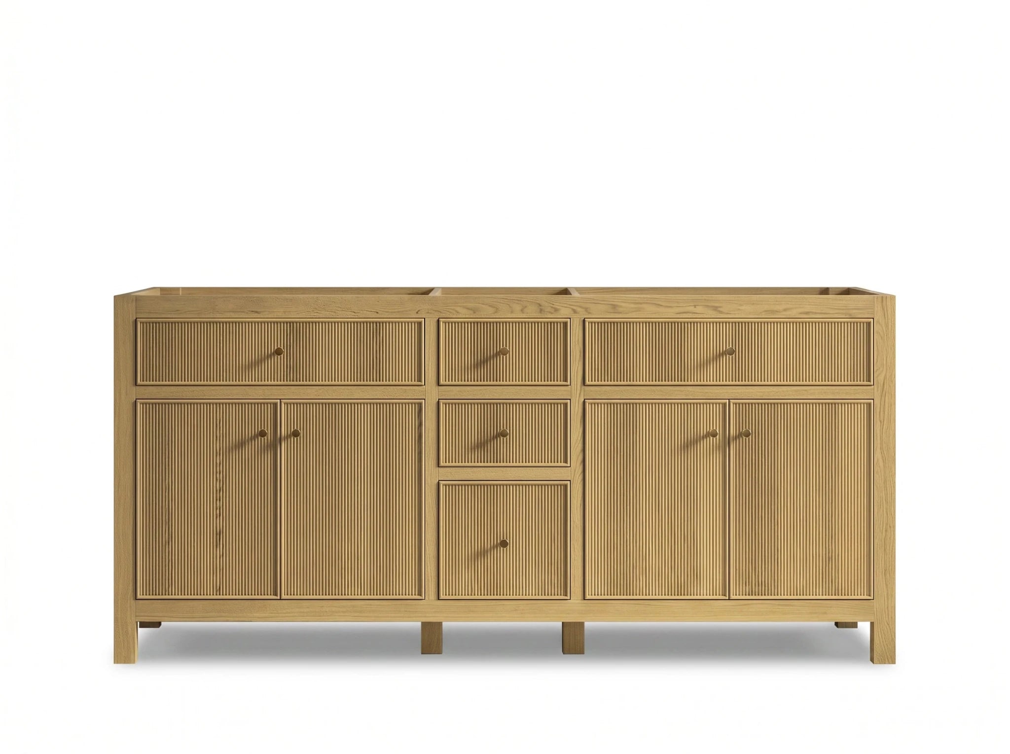 Sonoma White Oak 72 in. W x 22 in. D Double Sink Bathroom Vanity - Willow Bath and Vanity