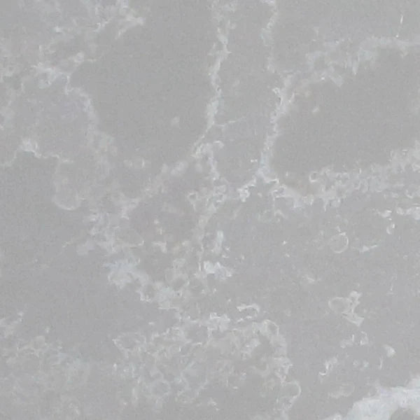 Pearl Light Gray Quartz countertop sample
