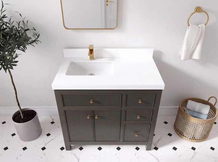 Sonoma 36 in. W x 22 in. D Left Offset Sink Bathroom Vanity - photo 4
