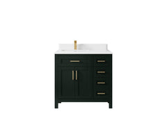 Cambridge 36 in. W x 22 in. D Left Offset Sink Bathroom Vanity - photo 26