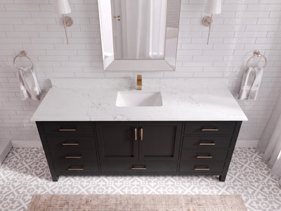 Malibu 72 in. W x 22 in. D Single Sink Bathroom Vanity