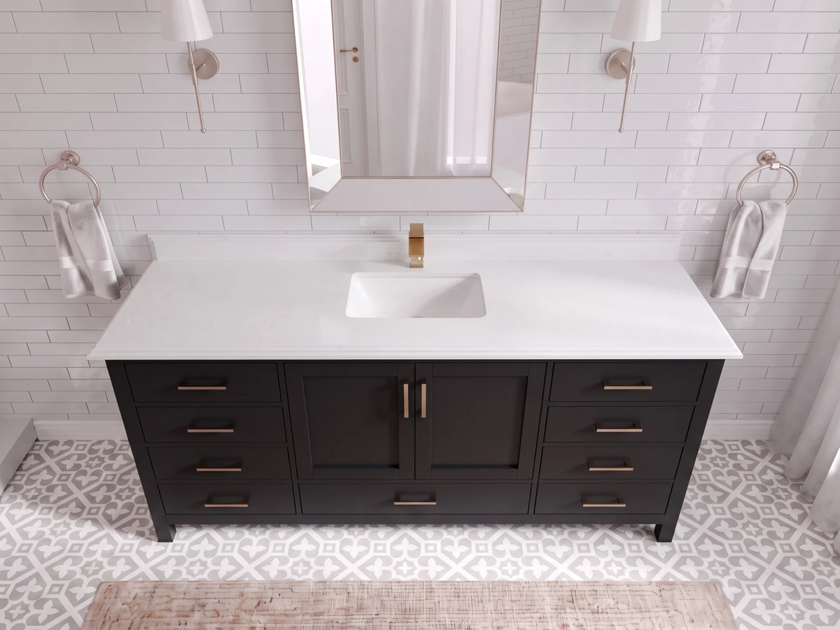 Malibu 72 in. W x 22 in. D Single Sink Bathroom Vanity