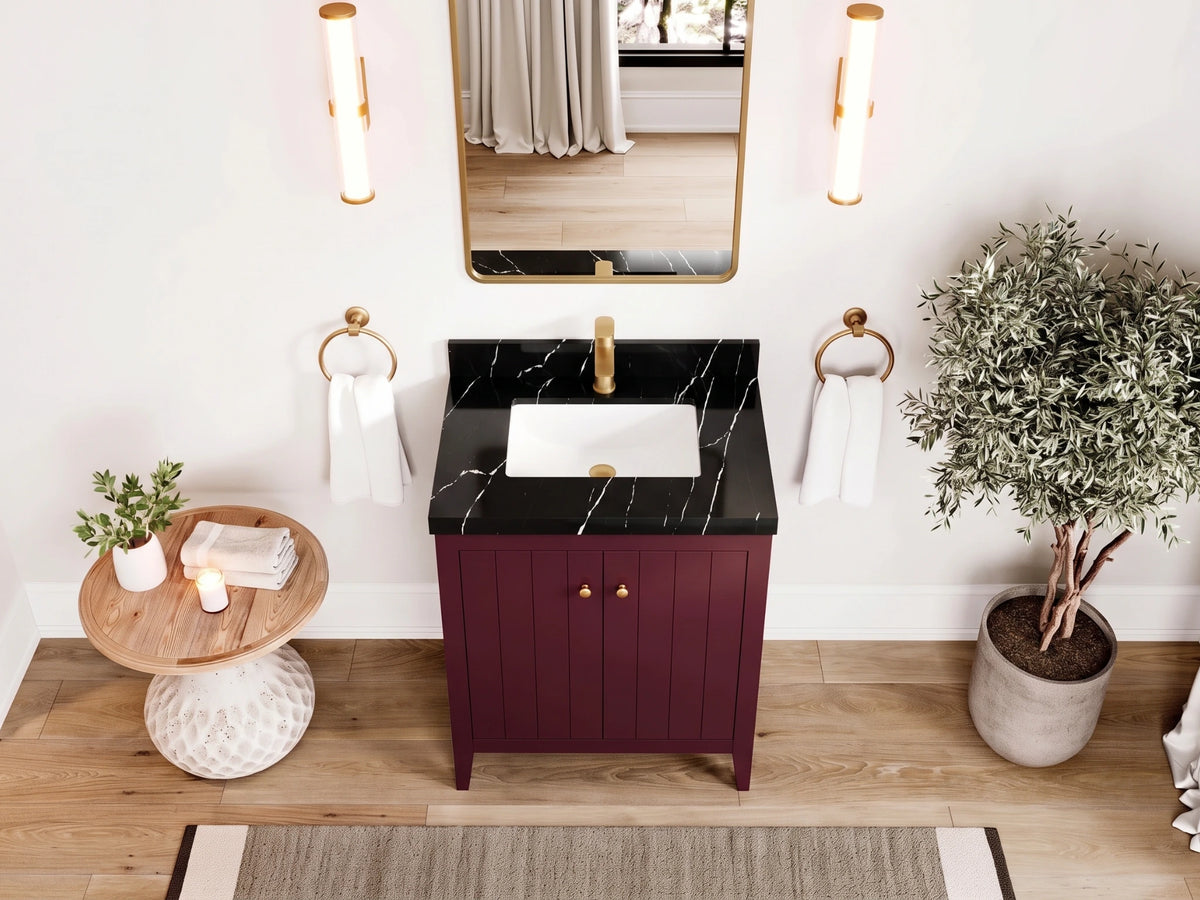 Atlanta 30 in. W x 22 in. D Single Sink Bathroom Vanity