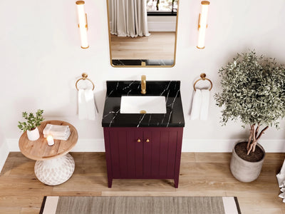Atlanta 30 in. W x 22 in. D Single Sink Bathroom Vanity