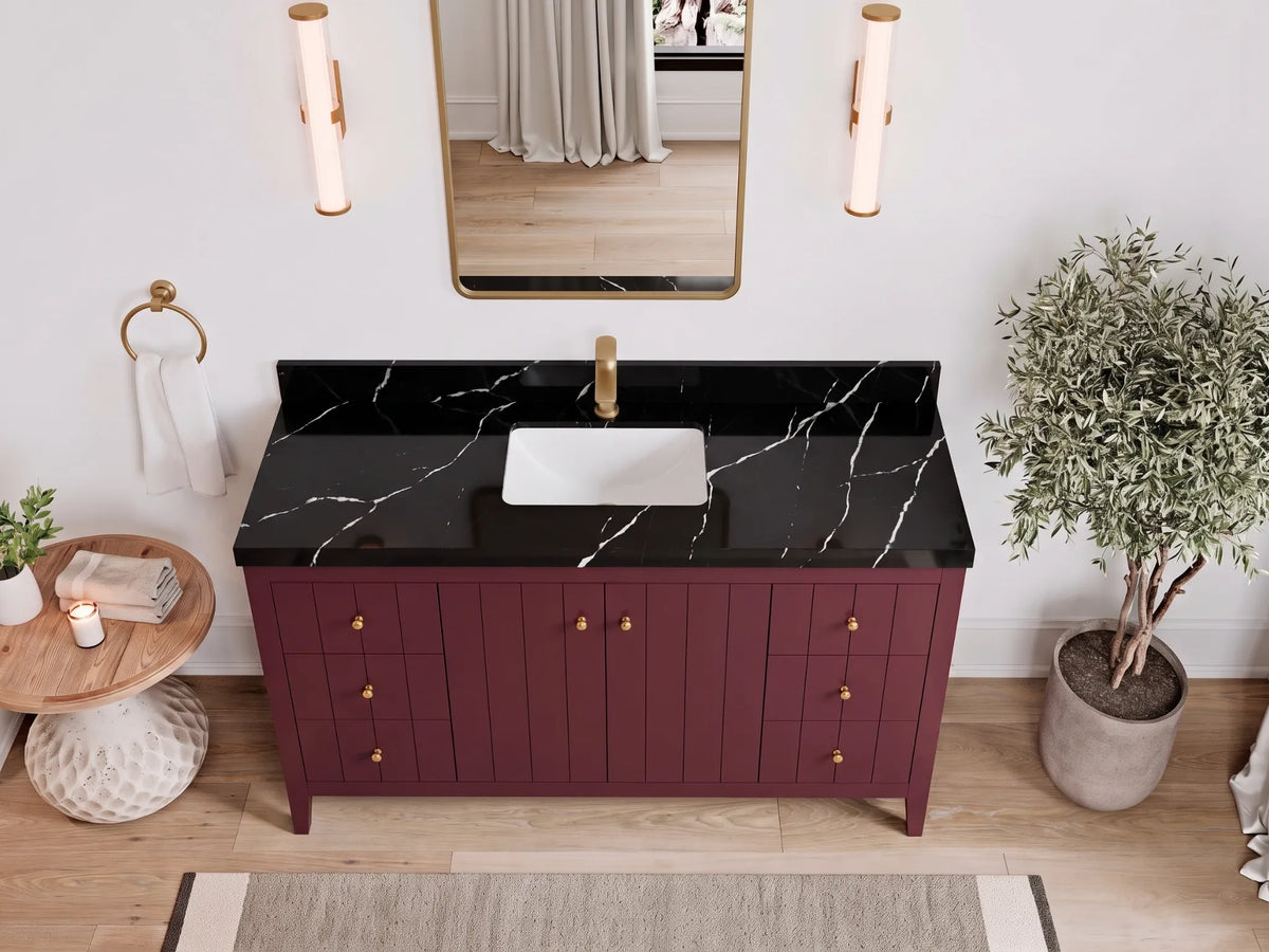 Atlanta 60 in. W x 22 in. D Single Sink Bathroom Vanity