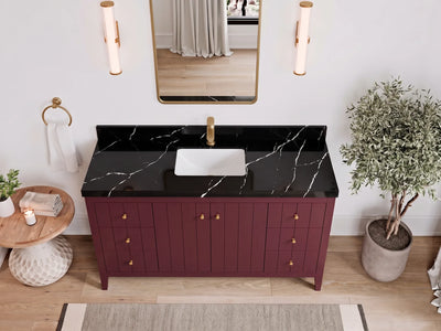 Atlanta 60 in. W x 22 in. D Single Sink Bathroom Vanity