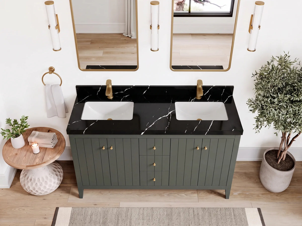Atlanta 60 in. W x 22 in. D Double Sink Bathroom Vanity