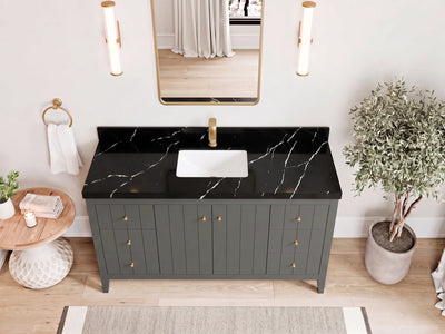 Atlanta 60 in. W x 22 in. D Single Sink Bathroom Vanity