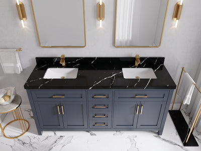 Cambridge 72 in. W x 22 in. D Double Sink Bathroom Vanity