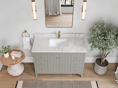 Atlanta 48 in. W x 22 in. D Single Sink Bathroom Vanity