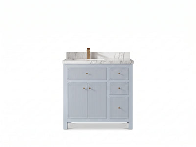 Sonoma 36 in. W x 22 in. D Left Offset Sink Bathroom Vanity